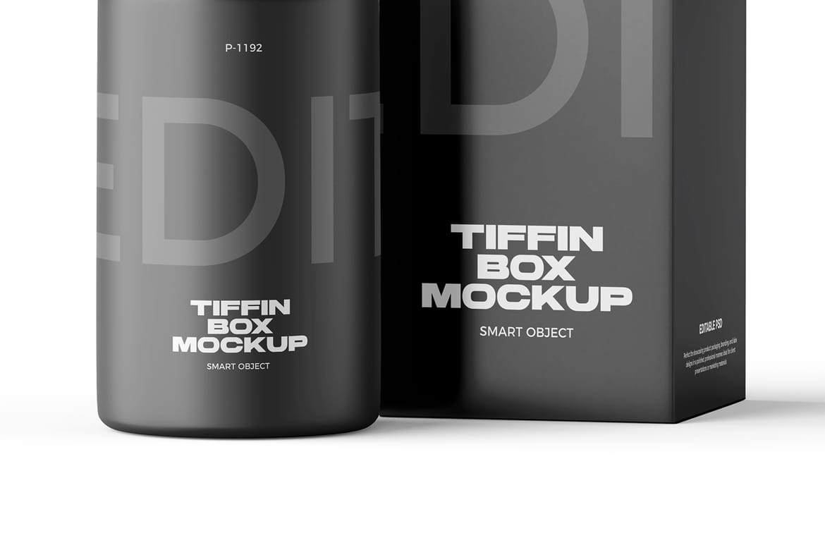 Thermos Food Jar Mockup