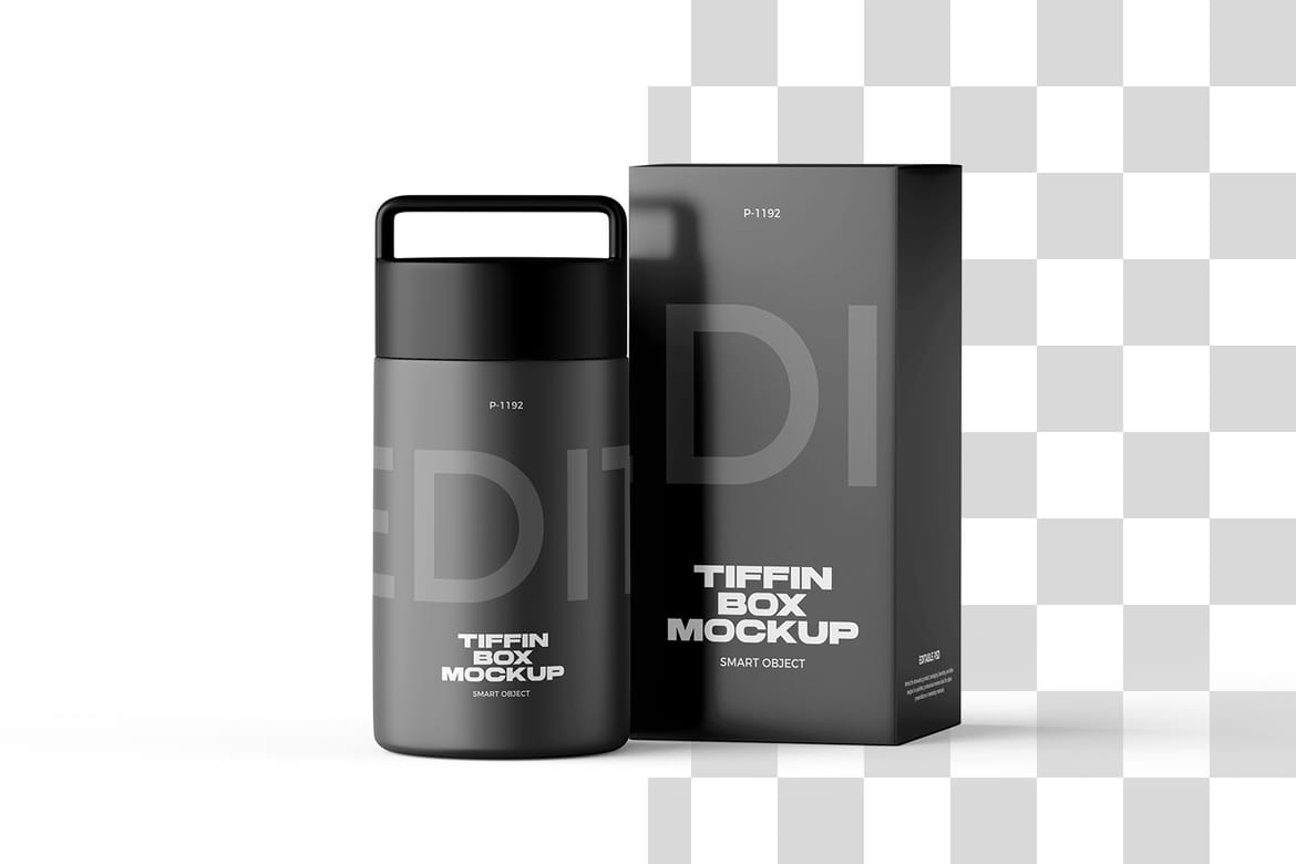 Thermos Food Jar Mockup