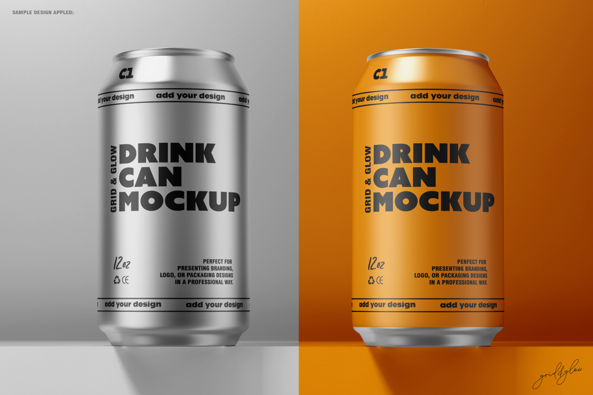 Drink Can Mockup - 12oz / 355ml