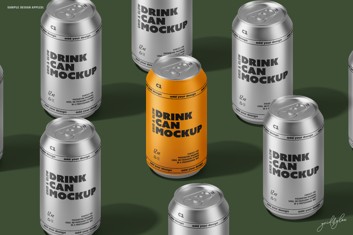 Drink Can Mockup - 12oz / 355ml