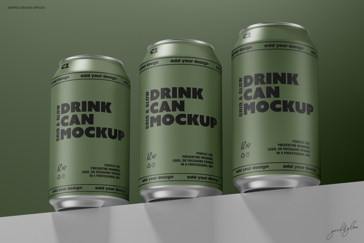 Drink Can Mockup - 12oz / 355ml