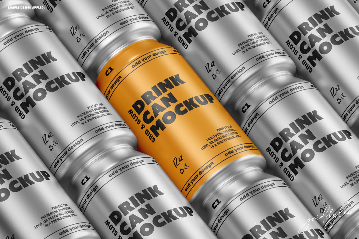 Cans Mockup - 12oz / 355ml