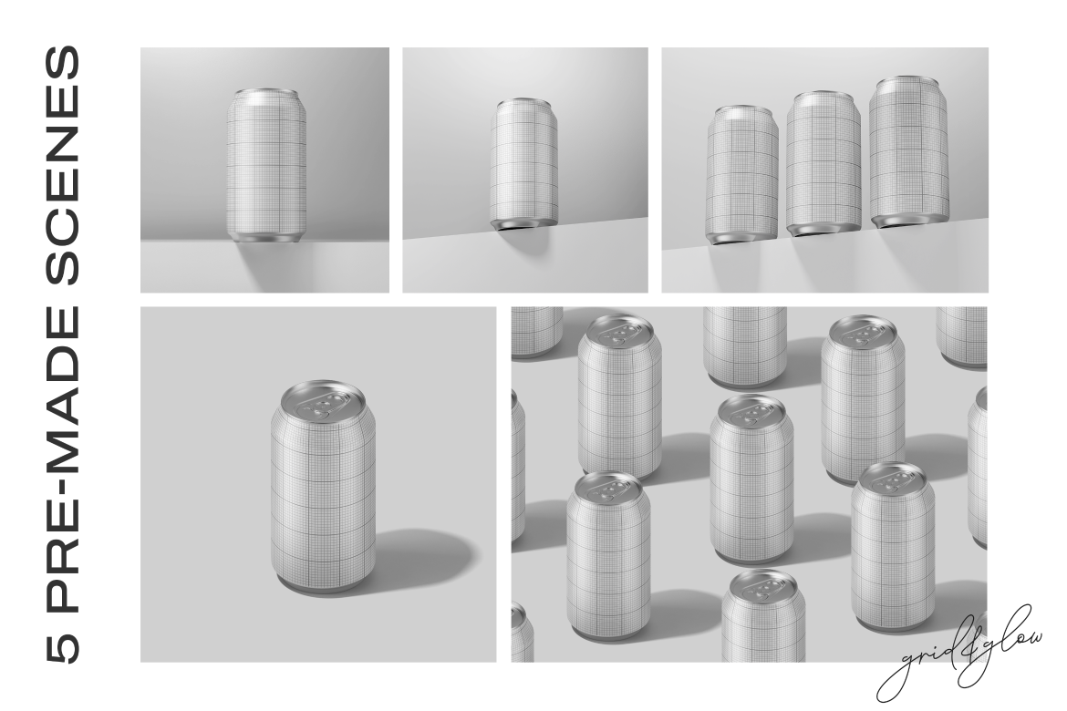 Drink Can Mockup - 12oz / 355ml