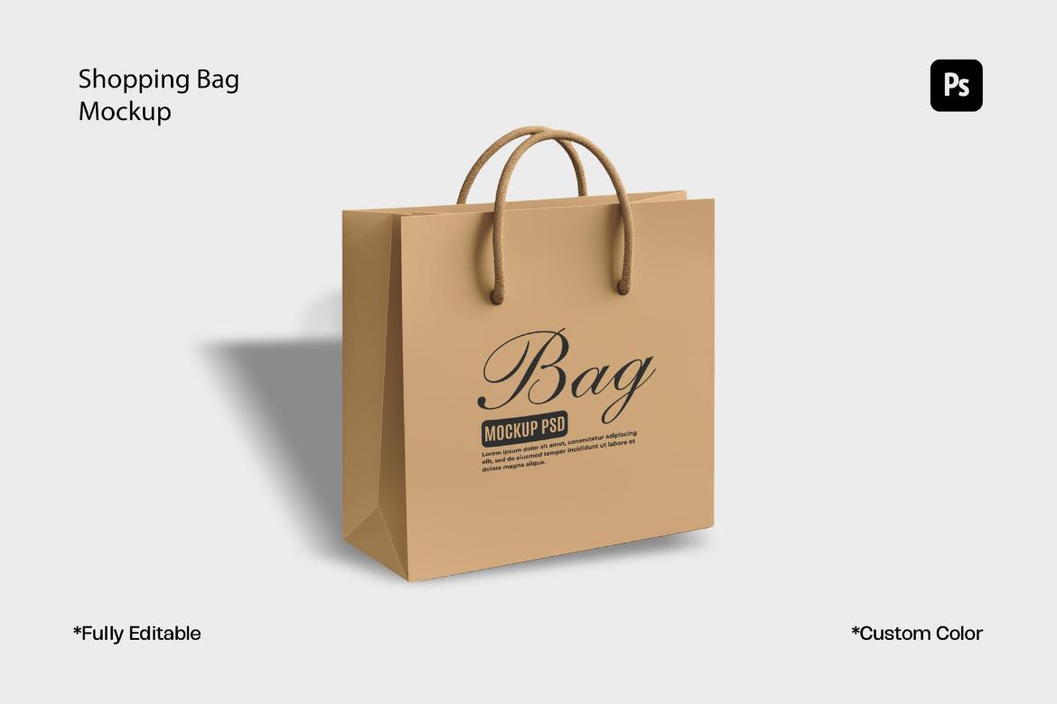 Shopping Bag Mockup