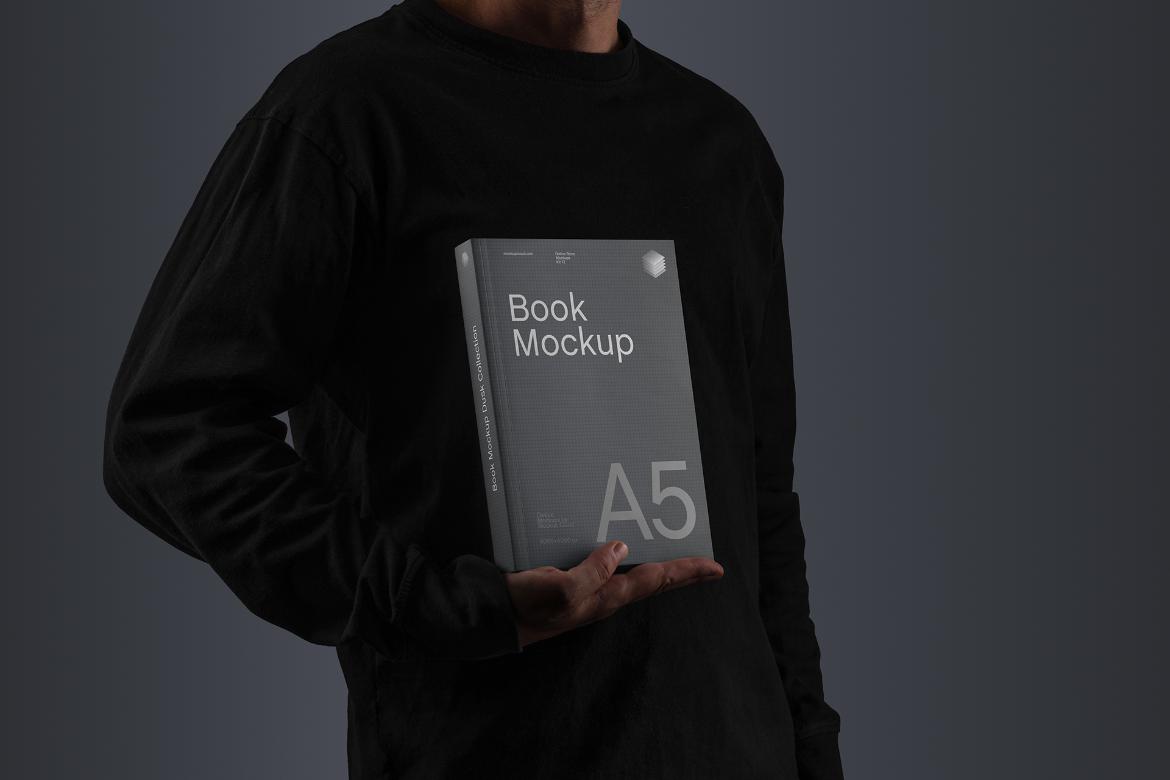 Book Mockup Scene / Dusk Series 02