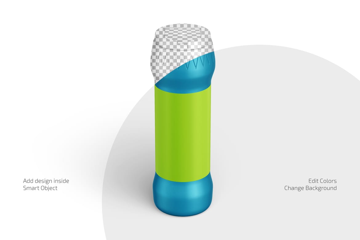 Scouring Powder Bottle Mockup Set