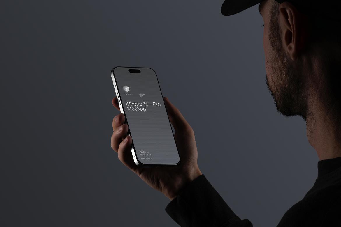 iPhone Pro Mockup Scene / Dusk Series 01