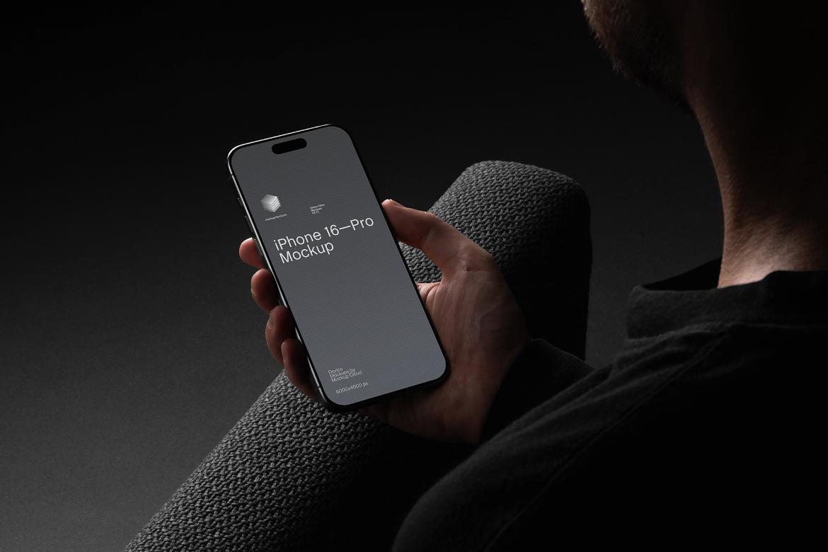 iPhone Pro Mockup Scene / Dusk Series 04