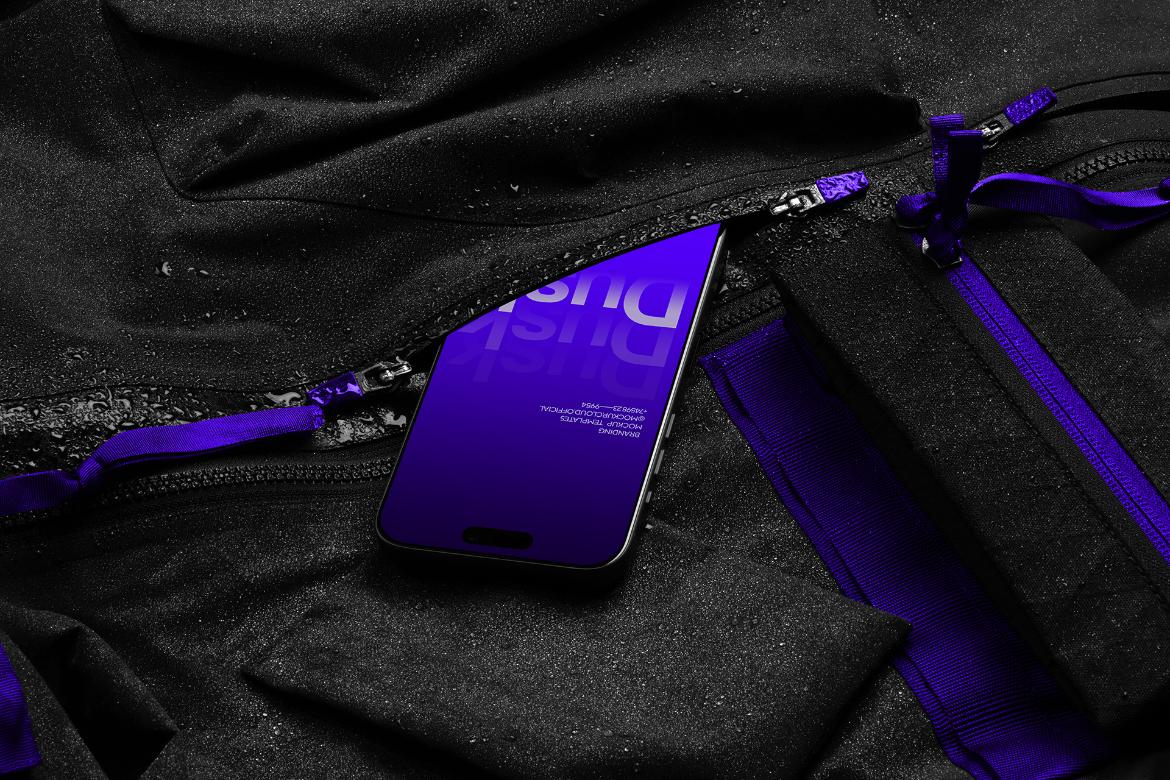 iPhone Pro Mockup Scene / Dusk Series 05