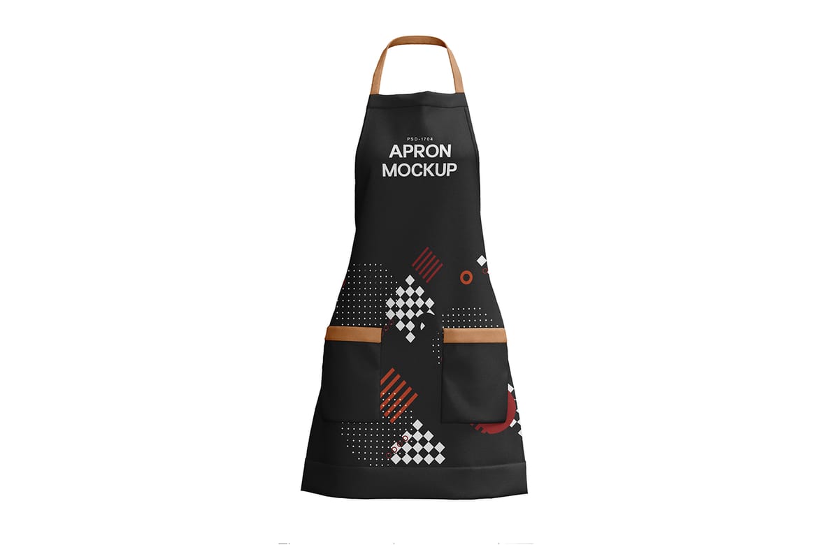 Classy Female Apron Mockup
