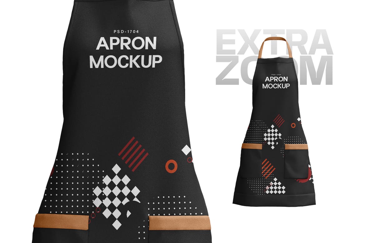 Classy Female Apron Mockup