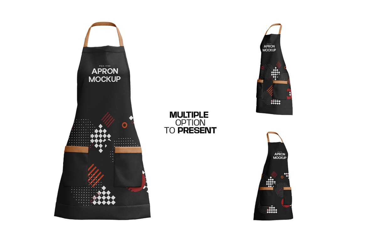 Classy Female Apron Mockup