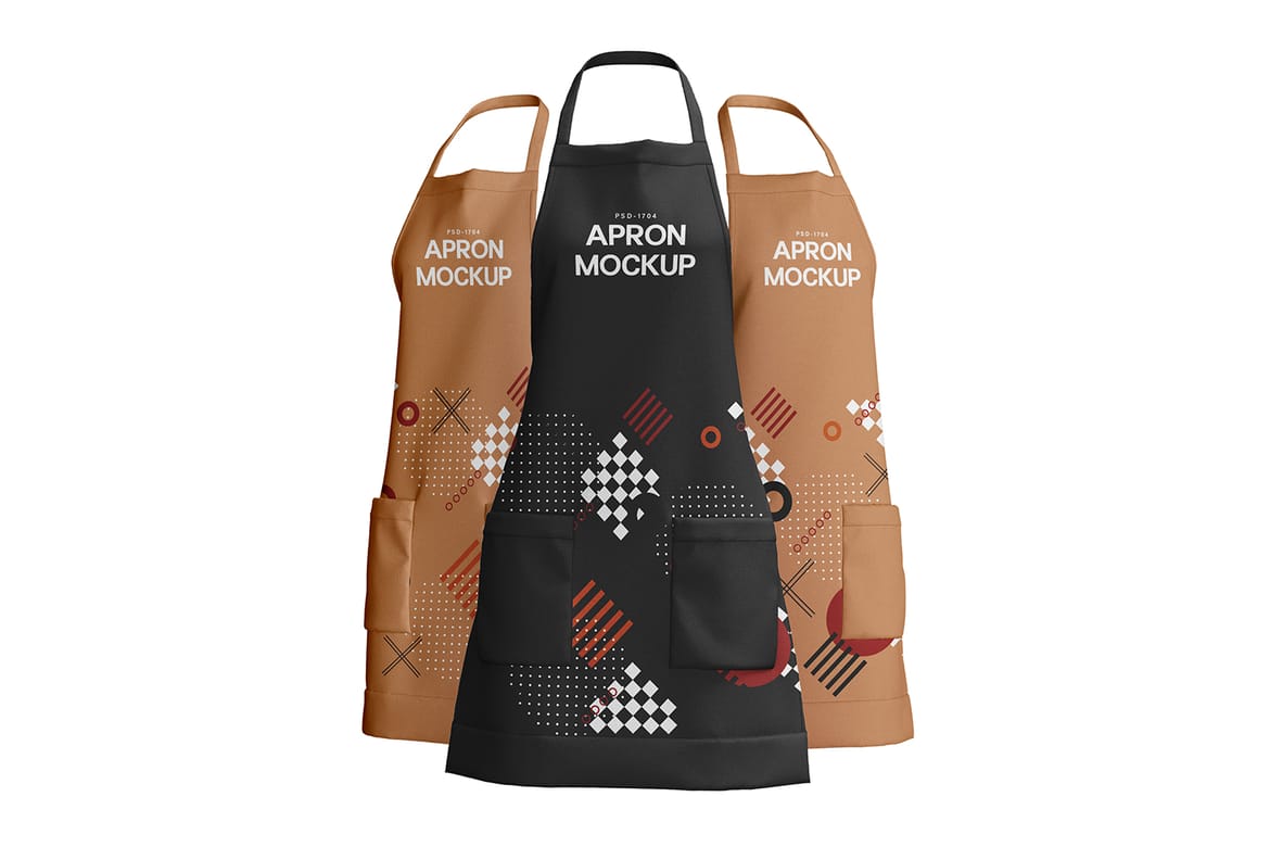Classy Female Apron Mockup