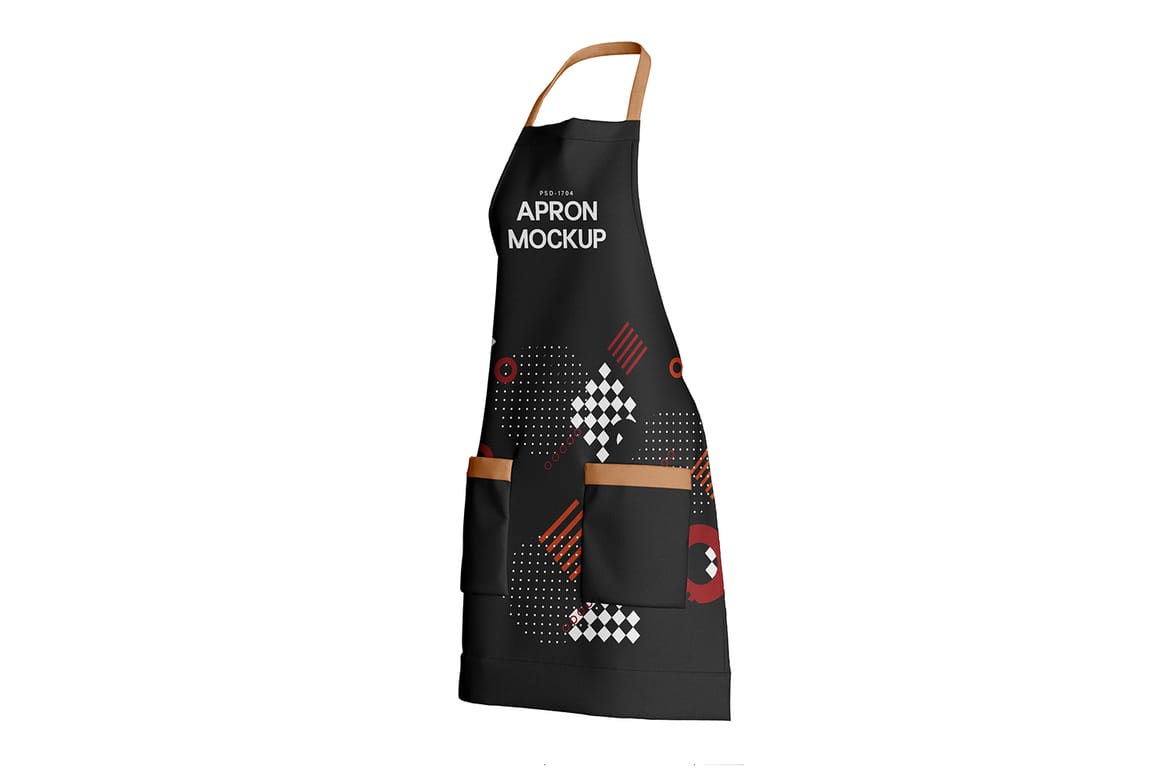 Classy Female Apron Mockup