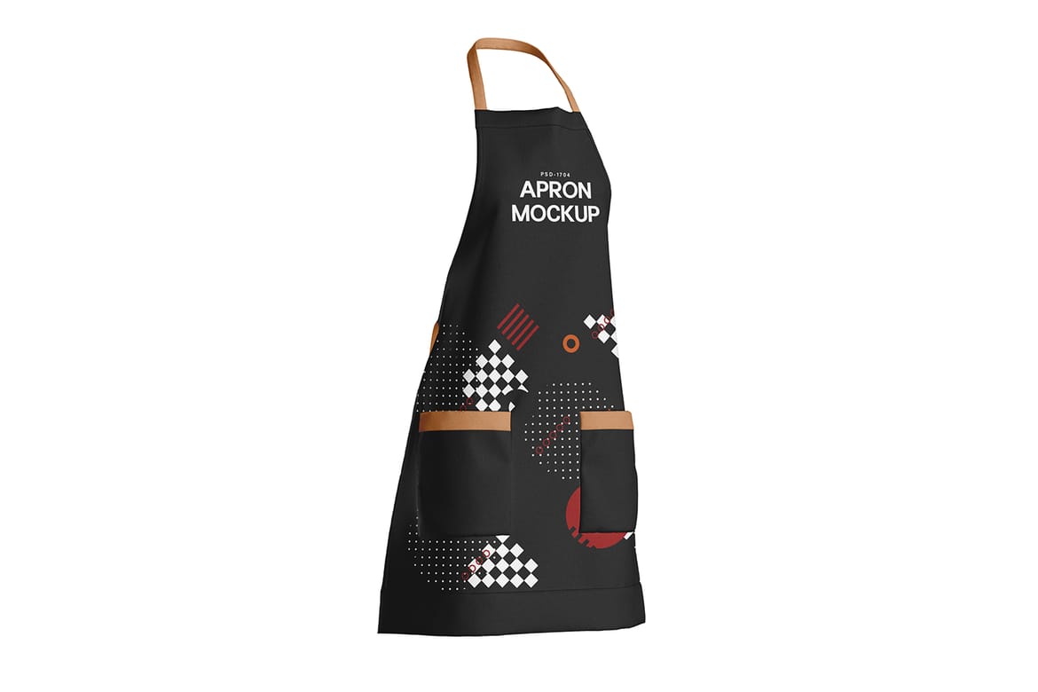 Classy Female Apron Mockup