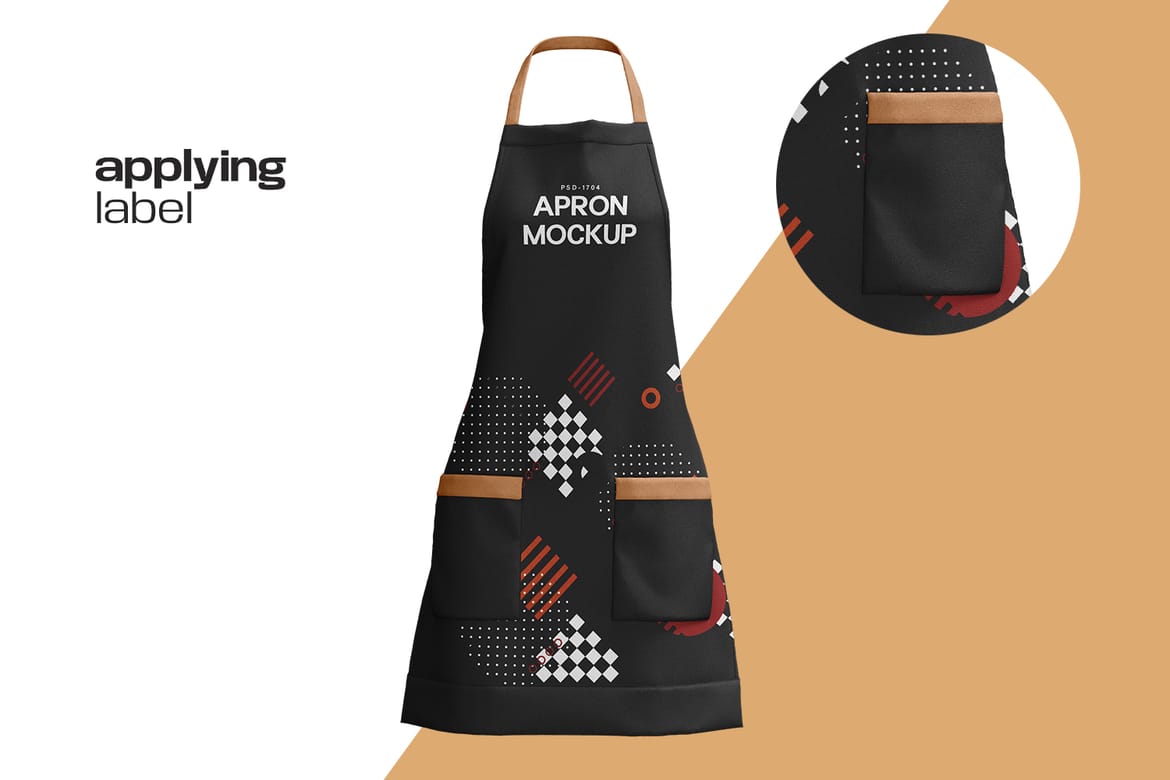 Classy Female Apron Mockup
