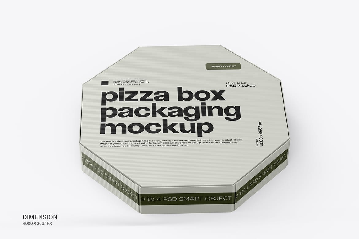 Pizza Box Mockup 