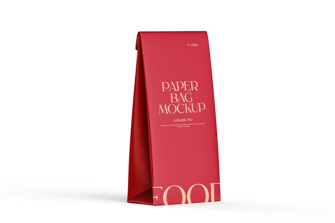 Paper Lunch Bag Mockup