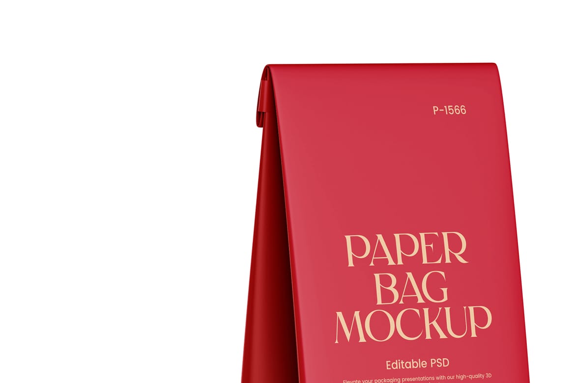 Paper Lunch Bag Mockup