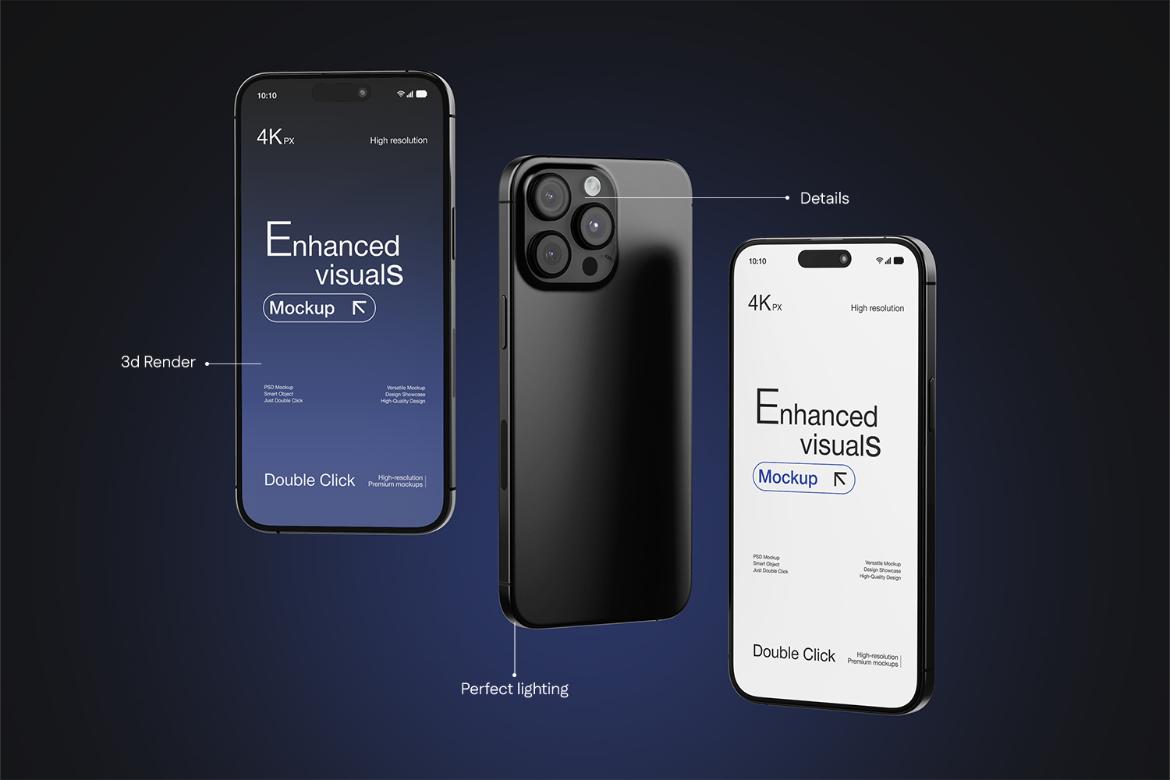 Smartphone & Book with Card Mockup Set