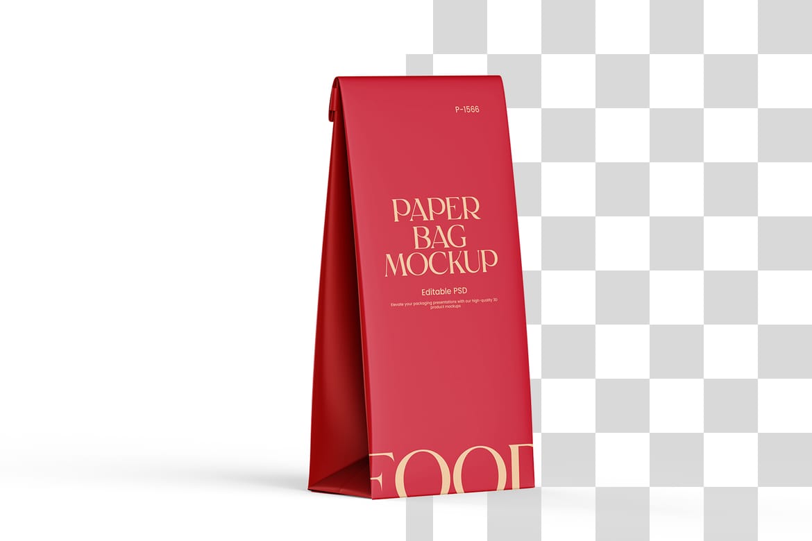 Paper Lunch Bag Mockup