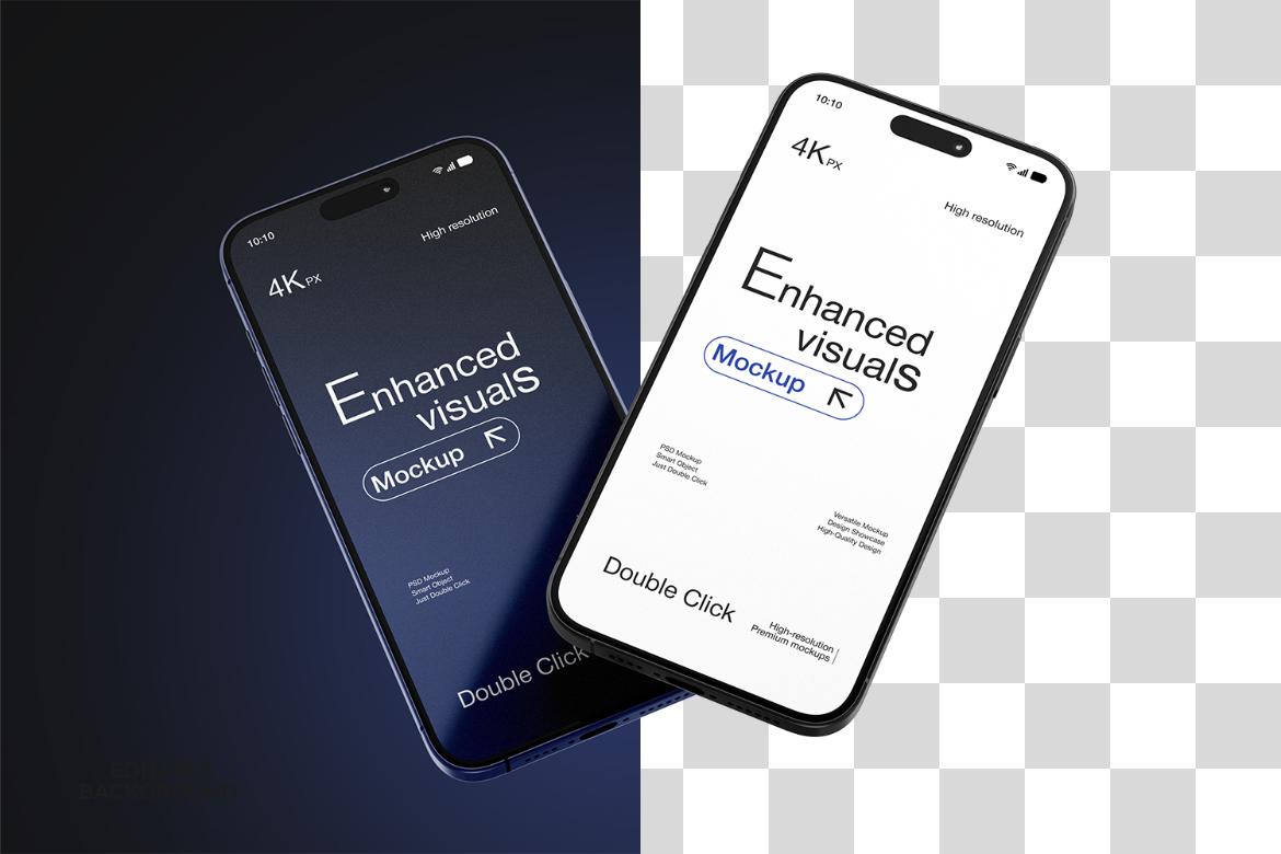 Smartphone & Book with Card Mockup Set