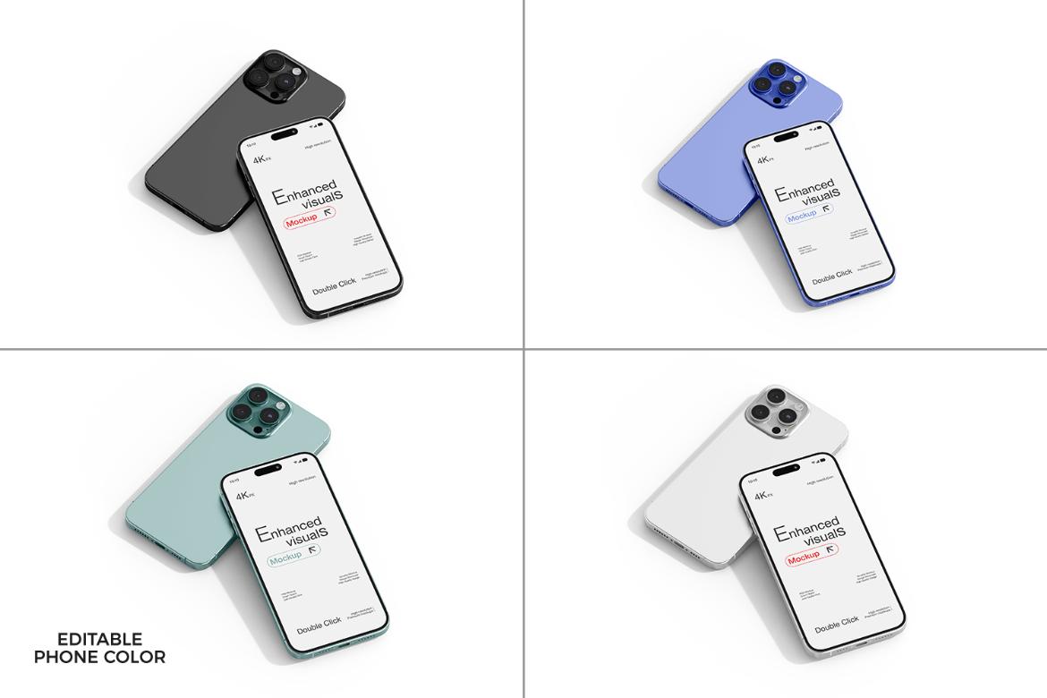 Smartphone & Book with Card Mockup Set