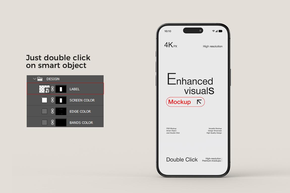Smartphone & Book with Card Mockup Set