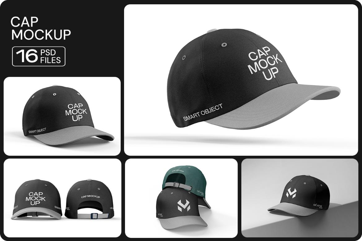 Baseball Cap Mockup For Branding