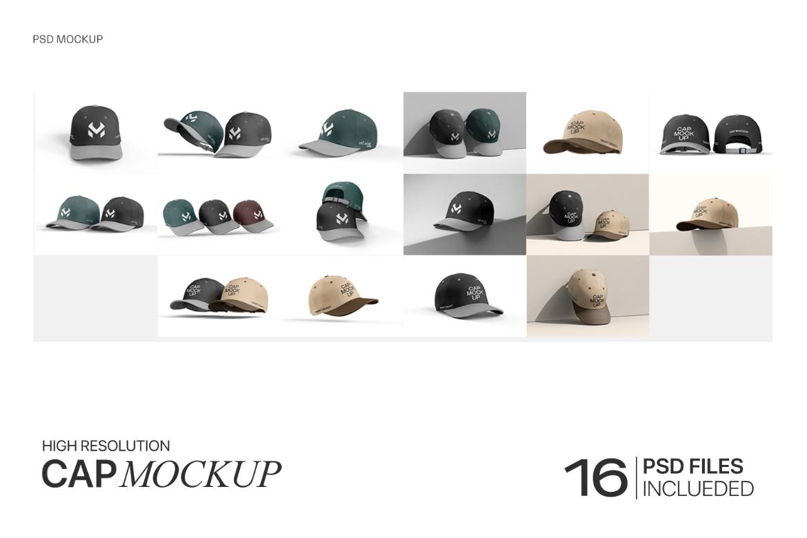 Baseball Cap Mockup For Branding