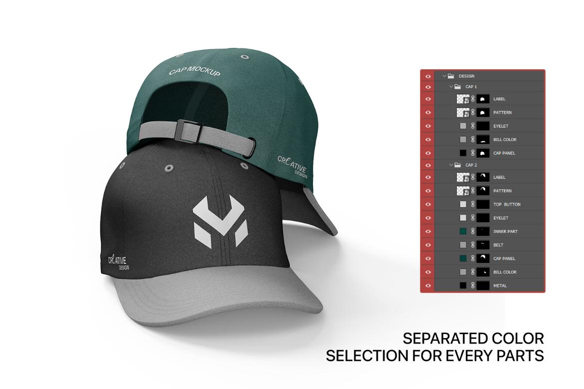 Baseball Cap Mockup For Branding