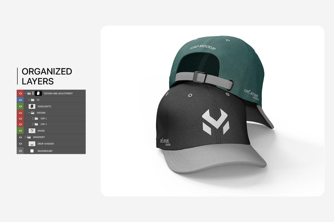 Baseball Cap Mockup For Branding