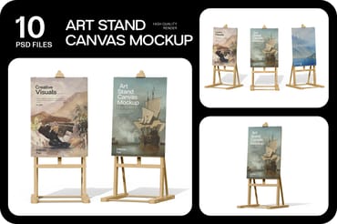 Art Stand Mockup 