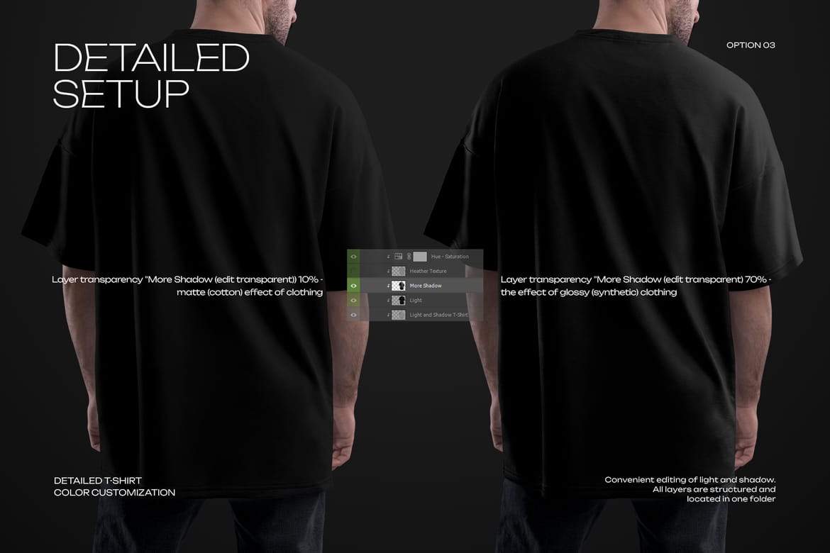  3  Mockups Oversize T-shirt