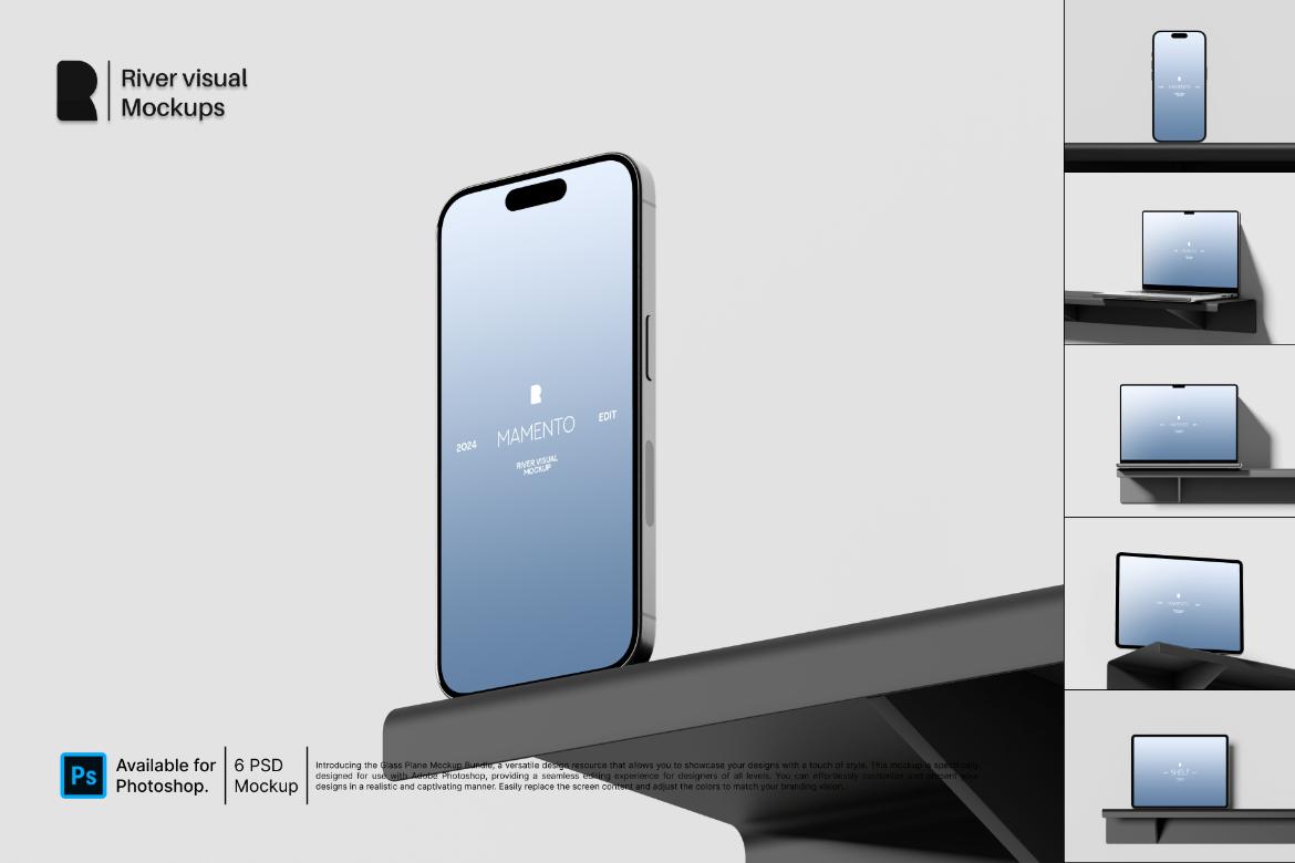 Device Mockup Top Shelf