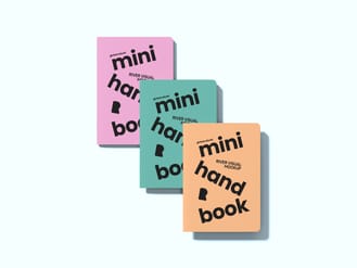 Mini Hand Book Free Mockup