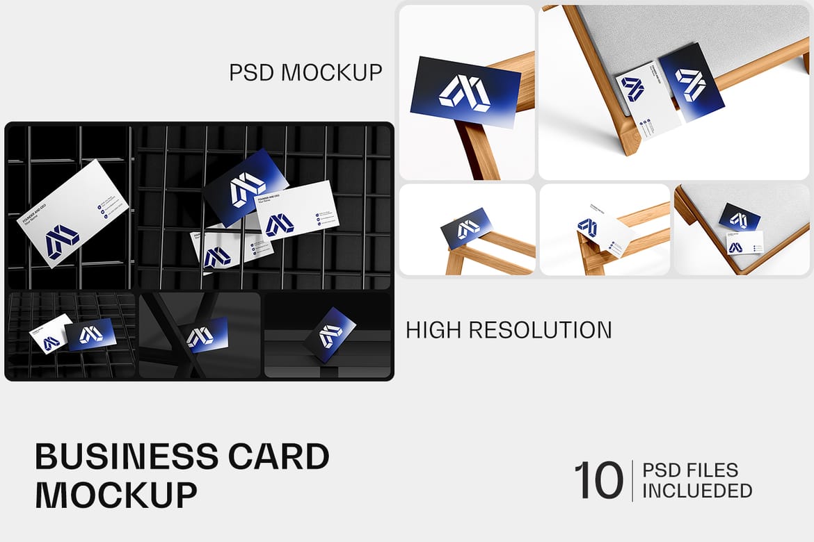 Corporate Business Card Mockup