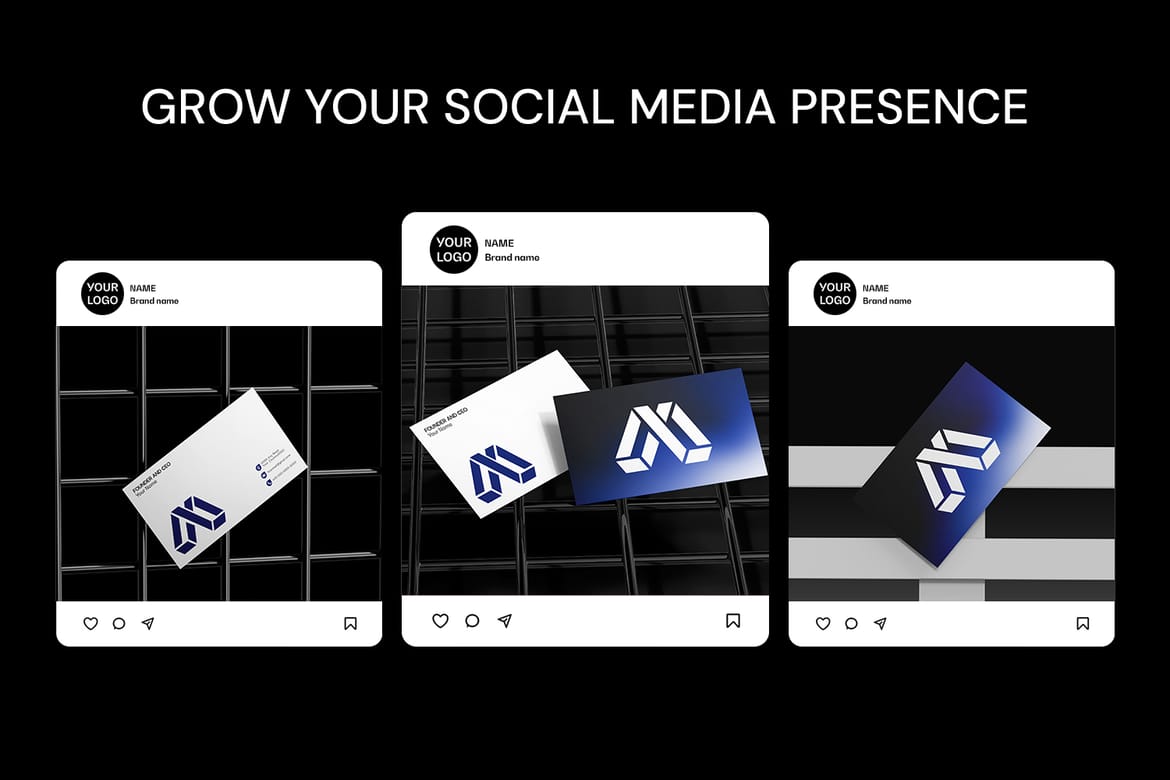 Corporate Business Card Mockup