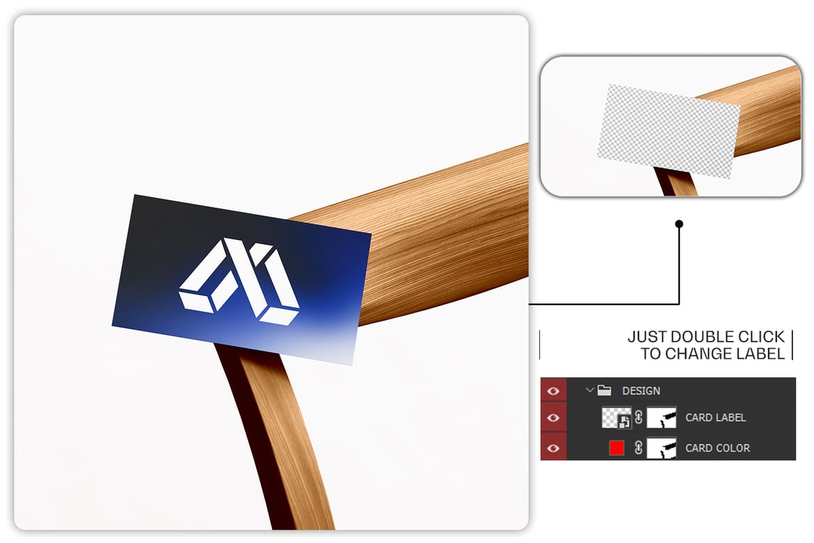 Corporate Business Card Mockup