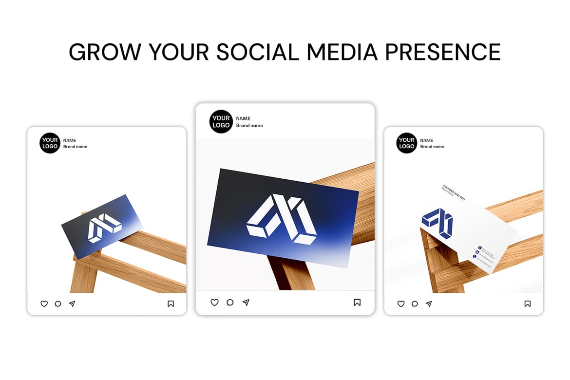 Corporate Business Card Mockup