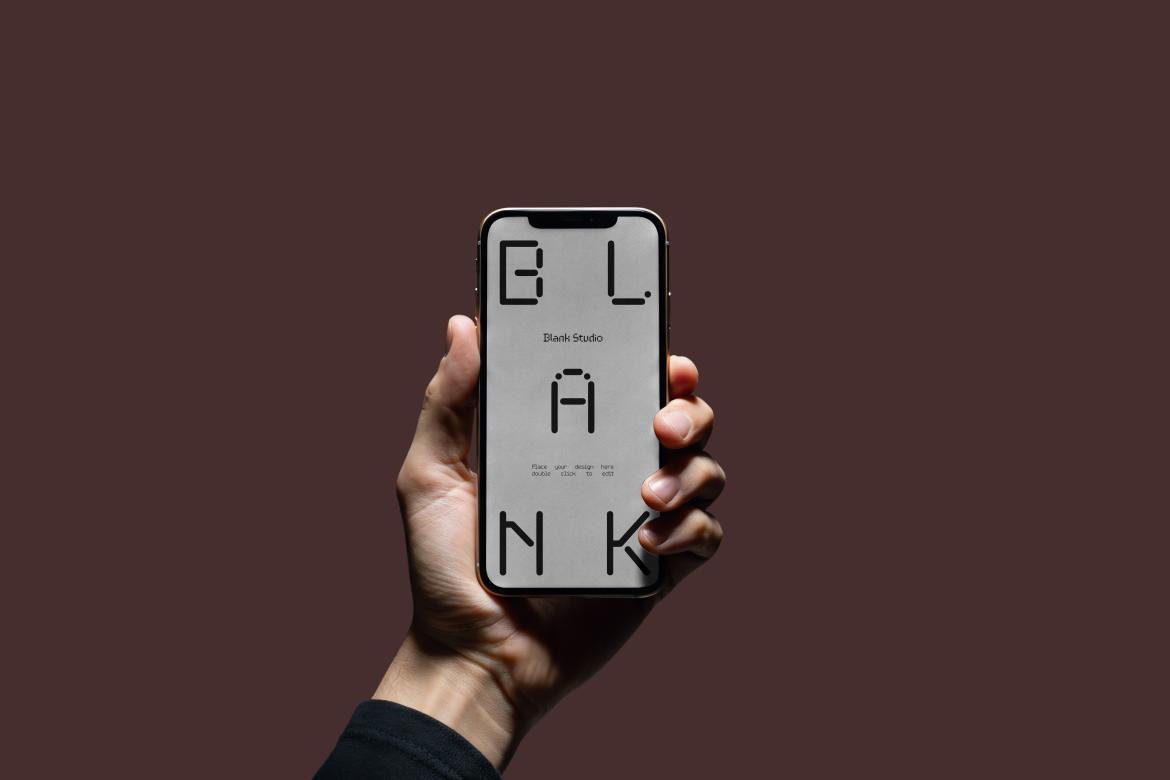 Studio Spotlight Phone Mockup