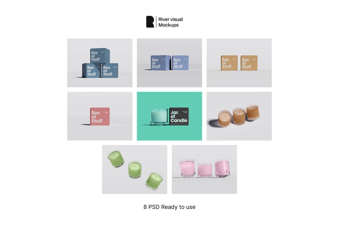 Jar of Candle Mockup Series