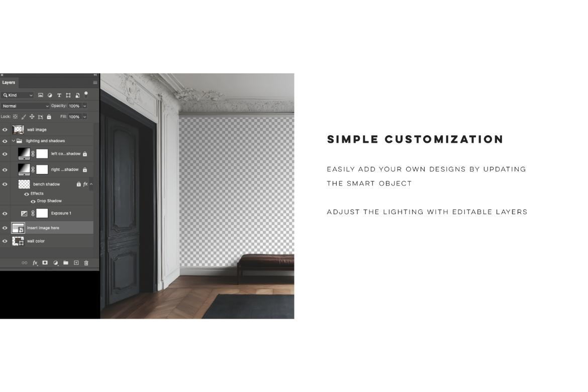 Parisian Home Wallpaper Mockup No. 3