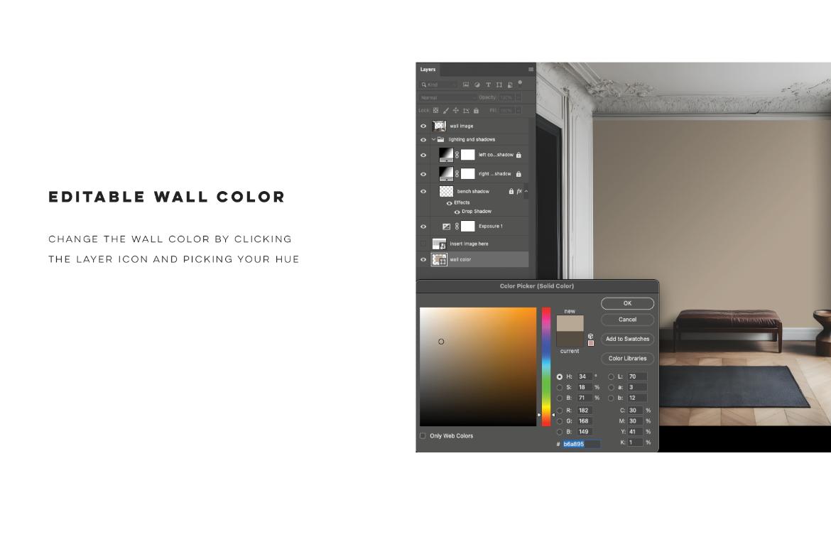 Parisian Home Wallpaper Mockup No. 3