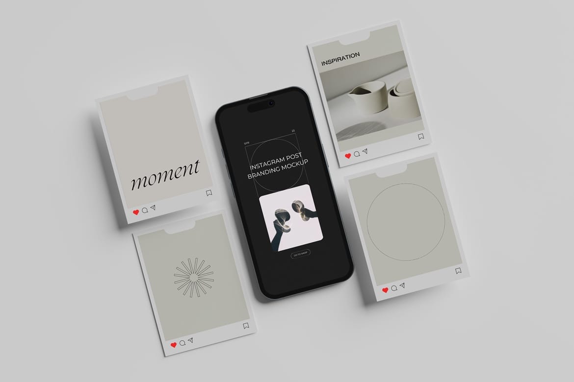 Instagram Post Branding Mockup