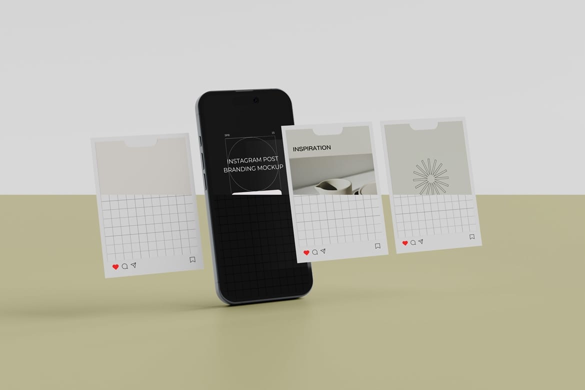 Instagram Post Branding Mockup