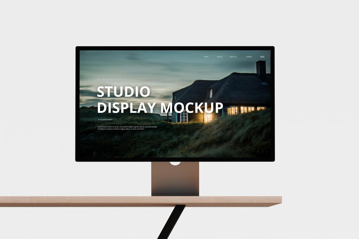 APPLE STUDIO DISPLAY MOCKUP