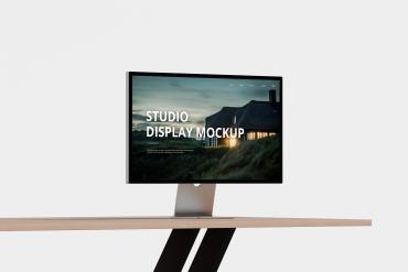 APPLE STUDIO DISPLAY MOCKUP