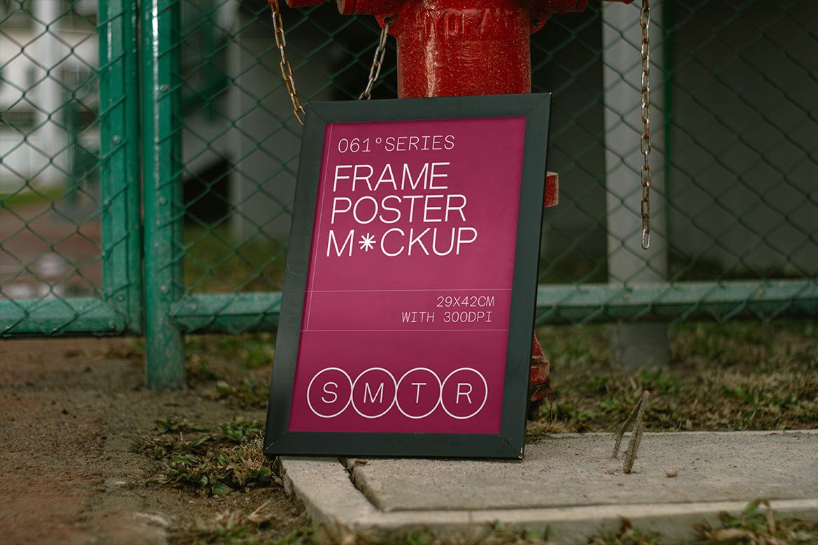 4 Realistic Scene High Quality Frame Poster Mockup - VOL 2