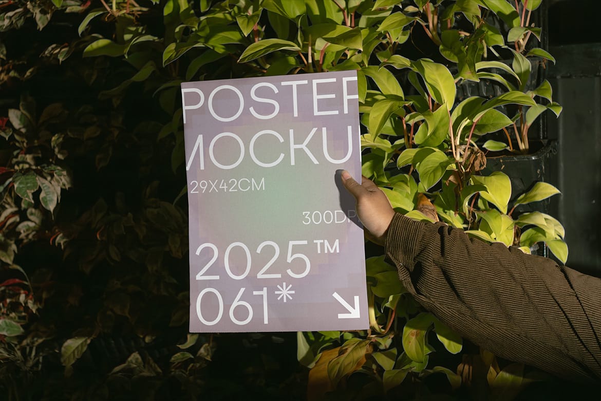 5 Realistic Scene High Quality Poster Mockup - VOL 1